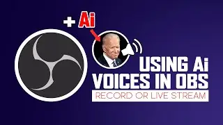 How to get an AI Voice Changer in OBS! Any Voice you want!