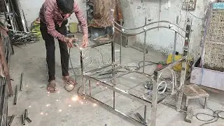 steel furniture for home || stainless steel furniture manufacturing process