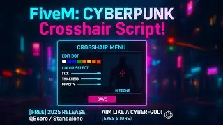 [RELEASE] Modern Cyberpunk Crosshair System | FiveM Standalone | Best Customizable Crosshair 2025