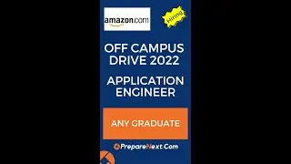 Application Engineer, RBS TECH | Amazon | 2022 | IN, KA, Bangalore