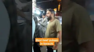 Best beef pulao in shah faisal colony karachi 