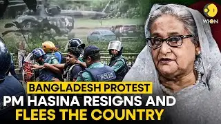 Bangladesh PM Sheikh Hasina resigns, flees country as protesters storm palace | WION Originals