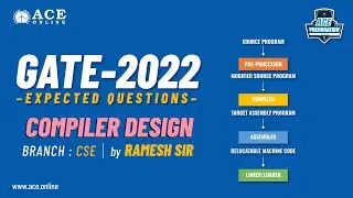 Compiler Design | Expected Questions - GATE 2022 (CSE) | Ramesh sir | ACE Online