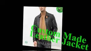 CWMALLS® Custom Men Contrast Leather Bomber Jacket CW823291