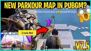 NEW PARKOUR MAP IN PUBGM & BGMI? || HOW TO CREATE OWN MAP IN 2.5 UPDATE (HINDI)