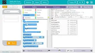 App Lab (Code.org) Display 📆 Time and Date 📆