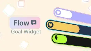 Flow Goal Widget: Stand Out with custom goals! Made for Twitch & YouTube