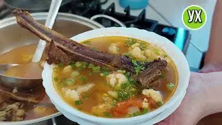 Showing you how to use leftovers after the holidays! This is interesting and tasty - kebab soup!