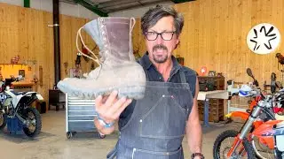 My Son's Boots Took a Beating! Emergency Restoration Before Next Fire!