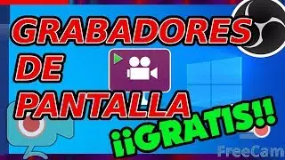 MEJORES GRABADORES DE PANTALLA GRATIS captura escritorio, cámara, audio, transmite gratuito en vivo
