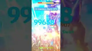 Candace C0 Burst DPS #Candace #genshinimpact #youtube #youtubeshorts #youtubeshort