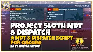 QBCore MDT Script - Installation | PS-MDT & Dispatch | MDT for Police, EMS, DOJ | FiveM MDT Script
