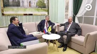 На  экономическом форуме в Санкт-Петербурге Олег Мельниченко заключил ряд соглашений с инвесторами