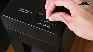 Professional 6-Sheet Super Micro-Cut Shredder High-Security Level P-5 Home/Office Use - Moustache®