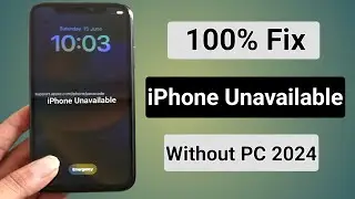 iphone unavailable lock screen fixed || Without Computer