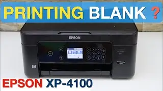 Epson XP 4100 Printing Blank Pages?