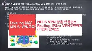 [실습] 0. MPLS VPN 구축 해보기 (어렵지 않아요)- 개요
