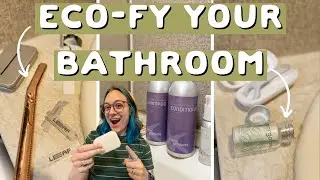 Everything you need to know about zero waste bathroom swaps from reusable TP to makeup and more!