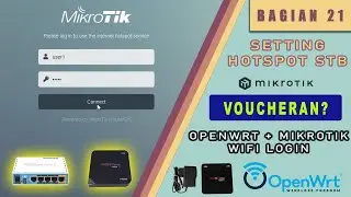 SETTING OPENWRT KE MIKROTIK UNTUK DIJADIKAN HOTSPOT LOGIN | TUTORIAL MIKROTIK PAKE STB