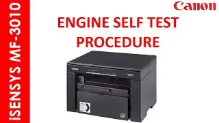 iSENSYS MF 3010 ENGINE SELF TEST PROCESS