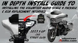 Step by Step Install: Volunteer Audio Hertz Stage 4 Amp & Speaker System for 2023.5+ Streetglide CVO