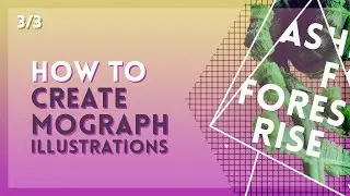 Easy Motion Graphics Illustration Techniques [3/3] | After Effects Tutorial