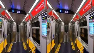 3DNY: Take the A Train! R211 in 3D (Spatial Video) - Binaural Sound