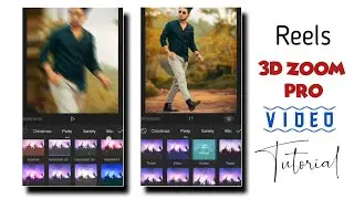 3d Zoom Pro style in capcut | 3d zoom pro | How to use 3d zoom pro | 3d zoom strobe effect