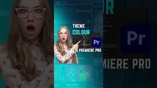 🔥Change UI Theme Colour in Premiere Pro #premierepro