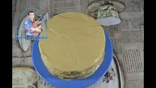 Крем из вареной сгущенки и сметаны для торта