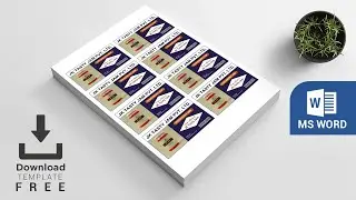 How to Create Product Label  I MS Word Tutorial  ⬇ DOWNLOAD FREE (2022)