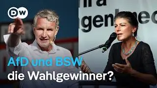 Endspurt bei Landtagswahlen in Thüringen und Sachsen | DW Nachrichten