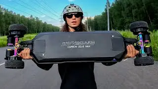 VERY POWERFUL ELECTRIC SKATEBOARDS / Board Carbon ZEUS Max 4WD