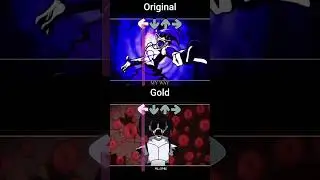 Hit Single Real: Silly Billy But Gold against Lost Silver Self (Original VS Gold) (FNF MOD) #shorts