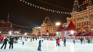 VLOG: Новый Год 2016. Обед в Starbucks. Gum каток.