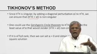 Mod-03 Lec-10 Deterministic, Static, Linear Inverse (Ill-posed) Problems