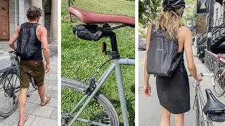 The 1 Less Bag ~ A collapsable 10L backpack designed for cyclist.