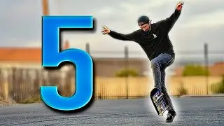 5 EASIEST SKATEBOARD TRICKS!