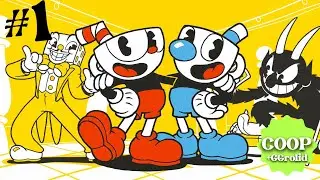 Прохождение капхеда@GGrolid  CUPHEAD#1 + COOP