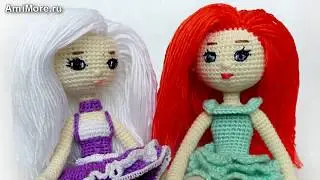 Амигуруми: схема Куклы Адель. Игрушки вязаные крючком - Free crochet patterns.