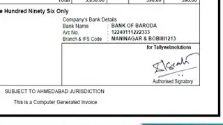 (Buy Online) Seal and Signature in Invoice Print in Tally Prime | Tallywebsolutions | Tally Addon