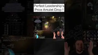 Perfect Leadership's Price Amulet Drop on POE from Heist Boss ! 