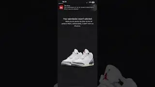 JORDAN 3 REIMAGINED - SNKRS APP... (A FAT 'L')