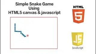 Simple Snake Game Using  HTML5 canvas & javascript