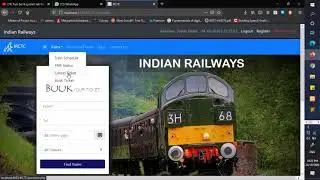 Railway reservation system(irctc) Project in PHP,CSS,JAVASCRIPT & MYSQL Database | Collage project