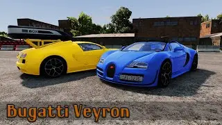 Мод Bugatti Veyron для BeamNG.drive