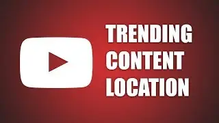 How to change Trending Content Country on Youtube