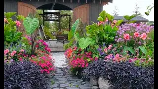 Goodbye | The Last Garden Tour Part 2 | Raised Beds, Garden Room, Plant Wall & Wild Path