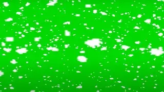 SNOW! From light snow to heavy snow animations on green screen - VFX for video Editing 