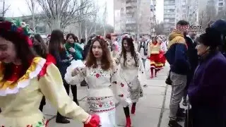 Масленица в Луганске отметили студенты В. Даля